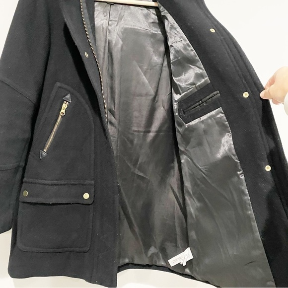 J. CREW Chateau Parka Stadium Cloth
Wool Hood Coat Size 00 - Picture 11 of 16